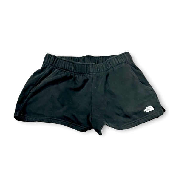 North Face Black Athleisure Sweat Short Size SM - Picture 2 of 3
